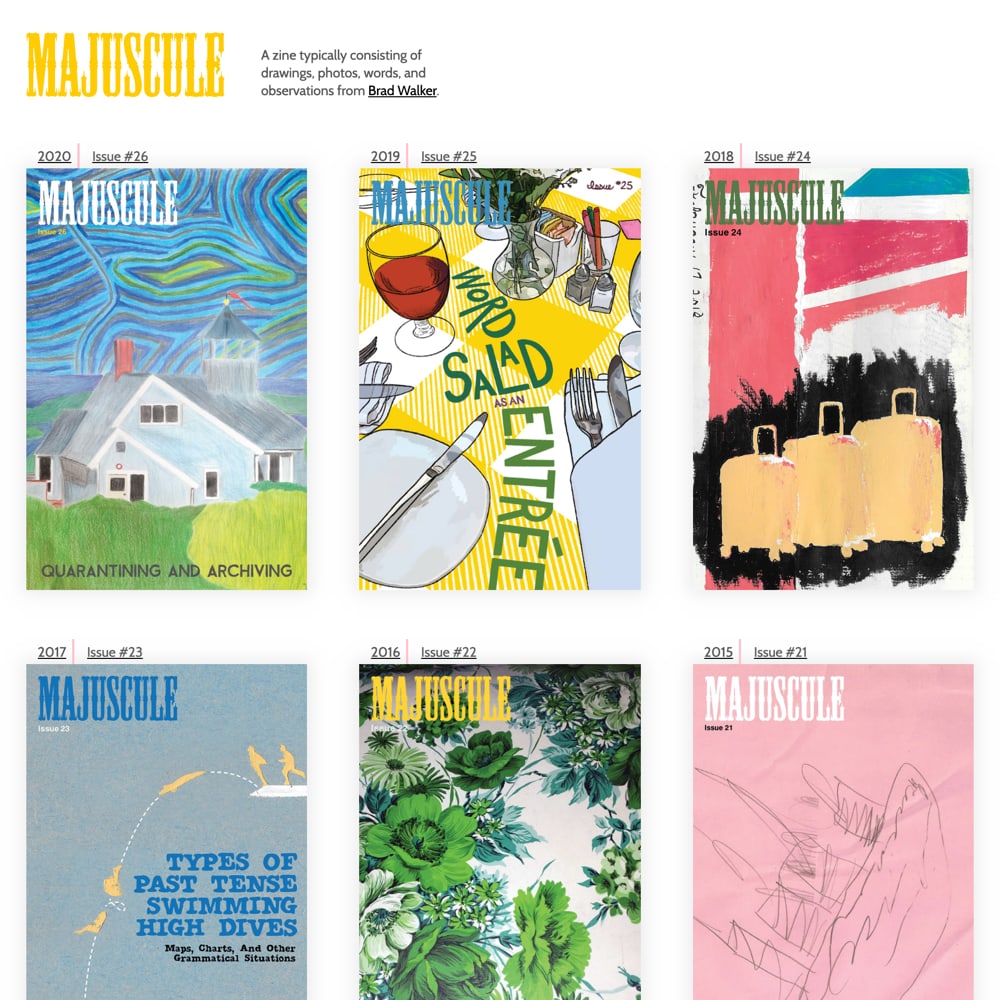 Majuscule Zine